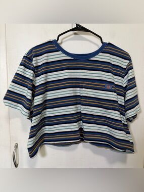 Dickies Cropped Striped Tee